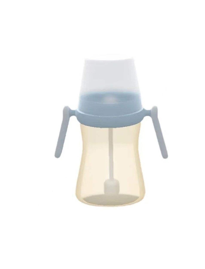 Simple 300ml baby straw water bottle