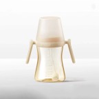 Simple 300ml baby straw water bottle