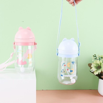 Durable anti-choke plastic baby water bottle