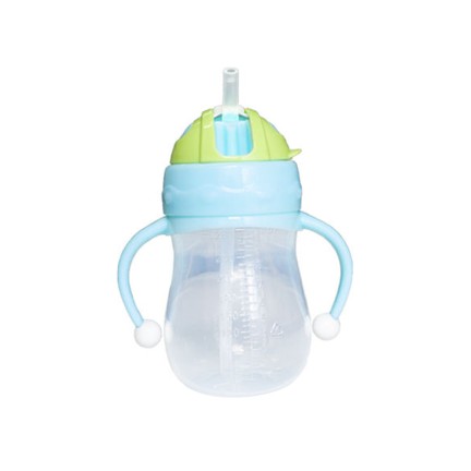 Safe and durable baby straw water bottle