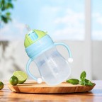Safe and durable baby straw water bottle