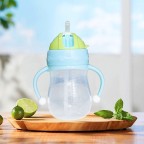 Safe and durable baby straw water bottle