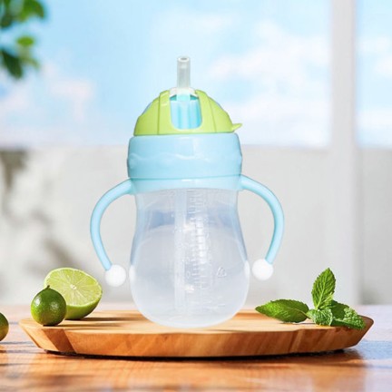 Safe and durable baby straw water bottle