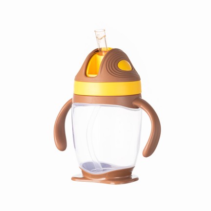 Modern anti-choking baby straw water bottle