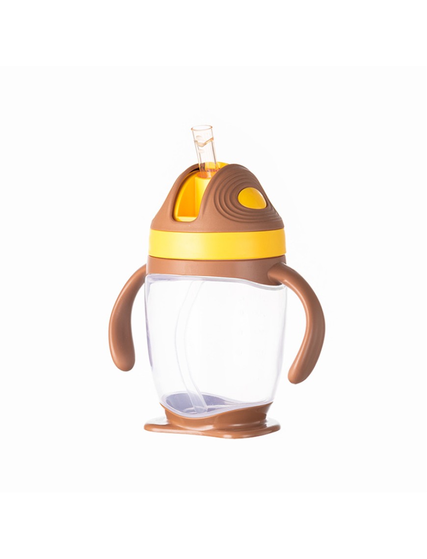 Modern anti-choking baby straw water bottle