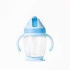 Modern anti-choking baby straw water bottle
