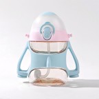 Creative color matching baby straw water bottle