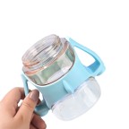 Creative color matching baby straw water bottle
