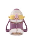 Creative color matching baby straw water bottle