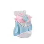 Creative color matching baby straw water bottle