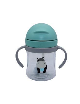 Durable and portable baby straw water bottle