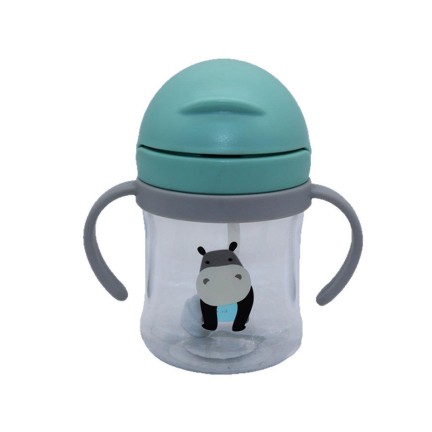 Durable and portable baby straw water bottle