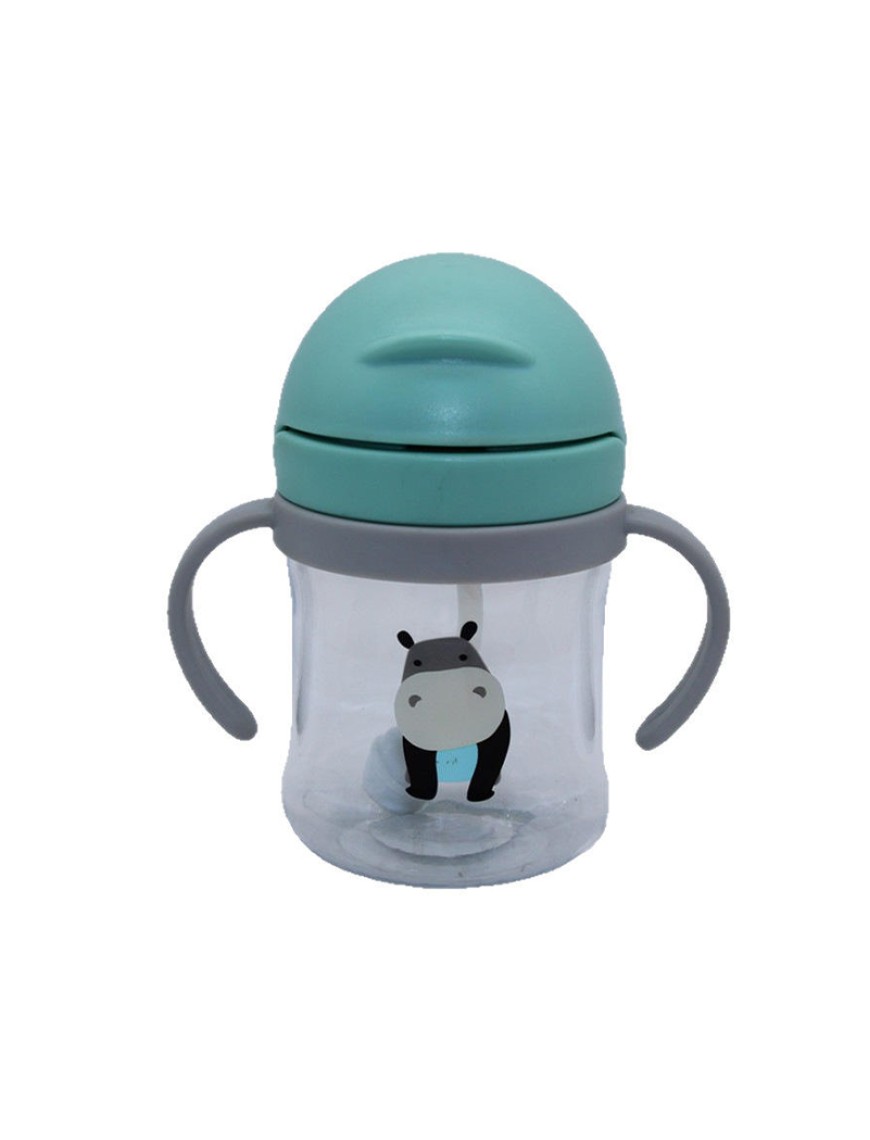 Durable and portable baby straw water bottle