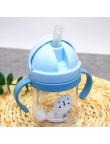 Durable and portable baby straw water bottle