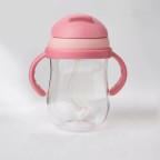 Durable anti-choking double handle baby water bottle