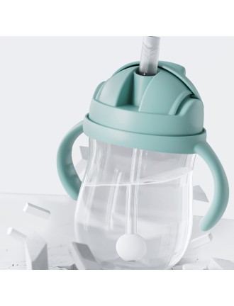 Durable anti-choking double handle baby water bottle