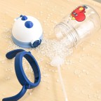 Cartoon durable baby straw water bottle