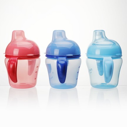 Safe duckbill durable baby water bottle