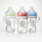 Wide neck visible bottle baby water bottle