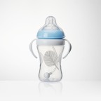 Wide neck visible bottle baby water bottle