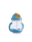 Double handle 240ml plastic baby water bottle