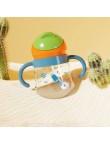 Cute color-blocked anti-choking baby water bottle