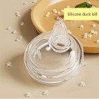 Double handle baby water bottle with push-open lid