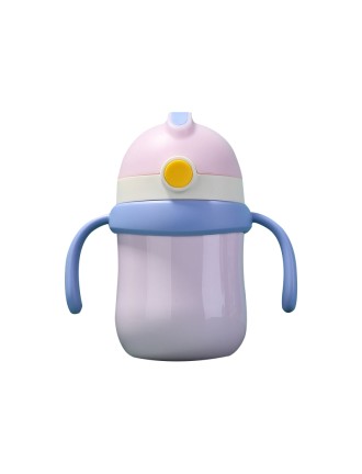 Colorblock stainless steel thermal baby water bottle