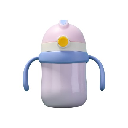 Colorblock stainless steel thermal baby water bottle