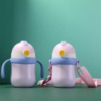 Colorblock stainless steel thermal baby water bottle