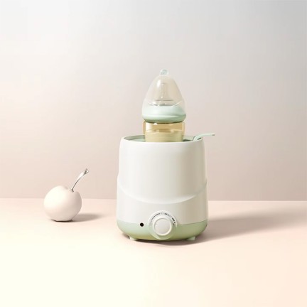 One-touch single bottle milk warmer