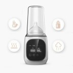 Fast heating single bottle milk warmer