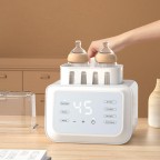 Multifunctional temperature-controlled double bottle milk warmer