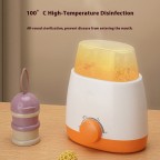 Precision temperature control double bottle milk warmer