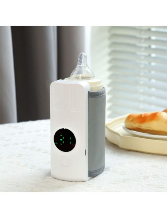 Portable cordless rechargeable bottle warmer