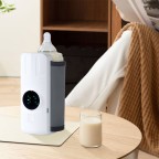 Portable cordless rechargeable bottle warmer