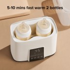 Simple smart double bottle milk warmer