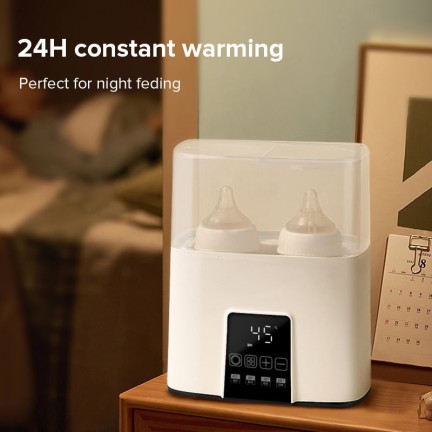 Simple smart double bottle milk warmer