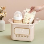 Multifunctional large-capacity double bottle milk warmer