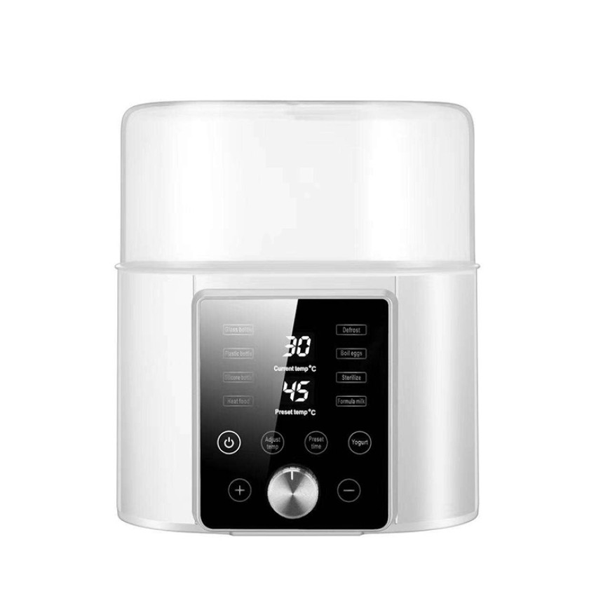 Temperature display double bottle milk warmer
