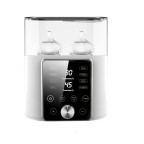 Temperature display double bottle milk warmer