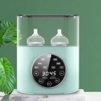 Premium round touchscreen baby bottle warmer