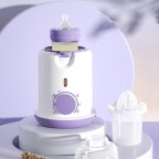 Portable knob-controlled electric bottle warmer