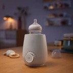 White small and evenly heated milk warmer