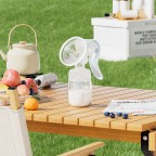 Professional portable manual breast pump