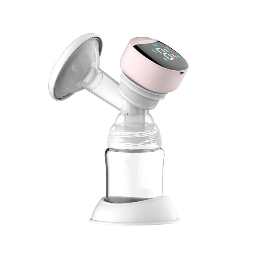 Portable hands-free electric breast pump
