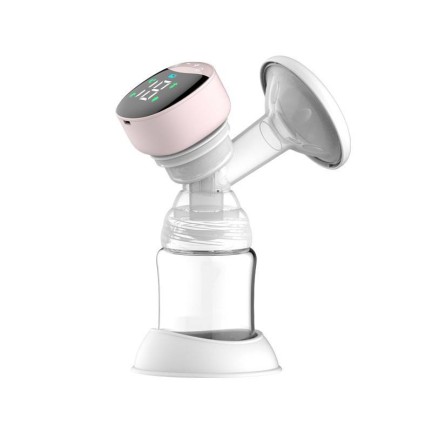 Portable hands-free electric breast pump