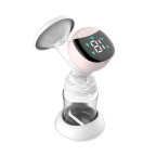Portable hands-free electric breast pump