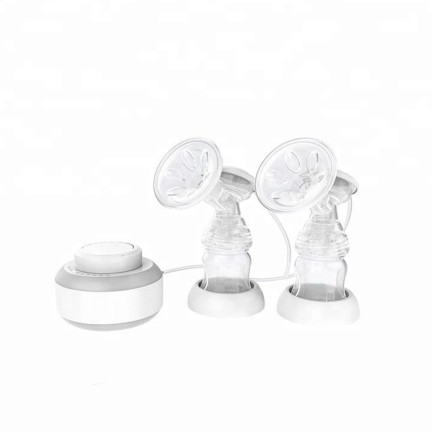 Ultra-quiet dual-bottle electric breast pump