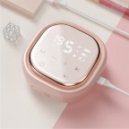 Portable painless double-bottle electric breast pump